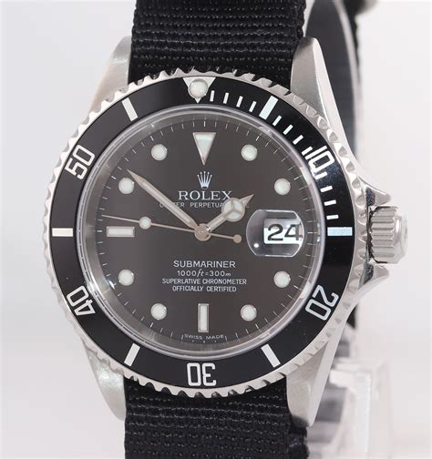 used rolex submariner 2007|rolex submariner date black dial.